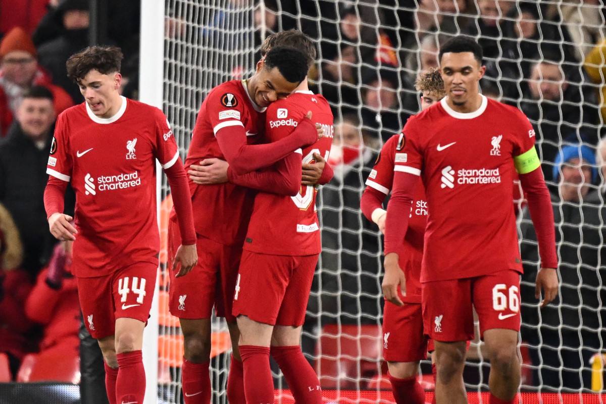 GAKPO wira Liverpool ledak dua gol bantu benam Lask 4-0. -FOTO AFP 