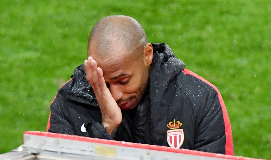 PENGURUS pasukan Monaco, Thierry Henry. FOTO AFP