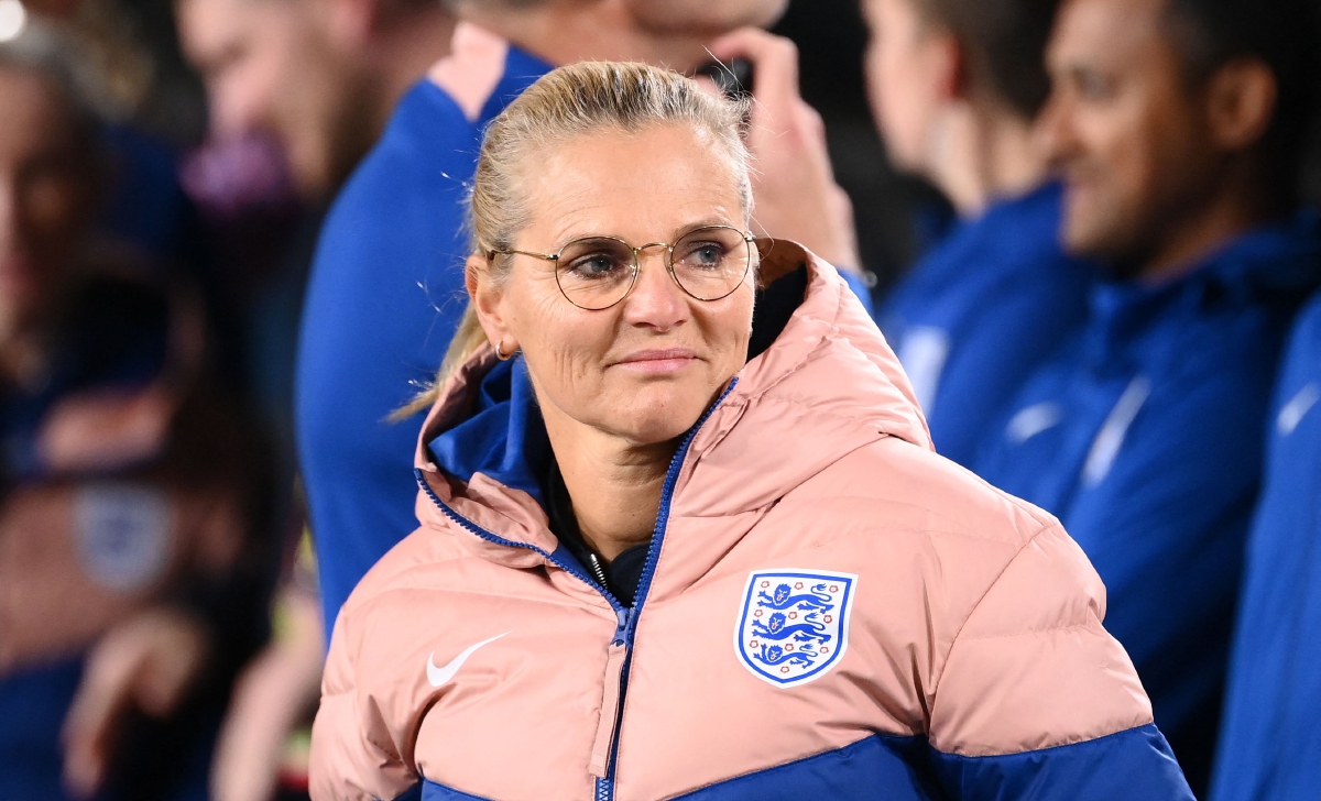 SARINA membimbing England mara ke final Piala Dunia Wanita selepas skuad itu muncul juara Euro 2022. FOTO AFP 