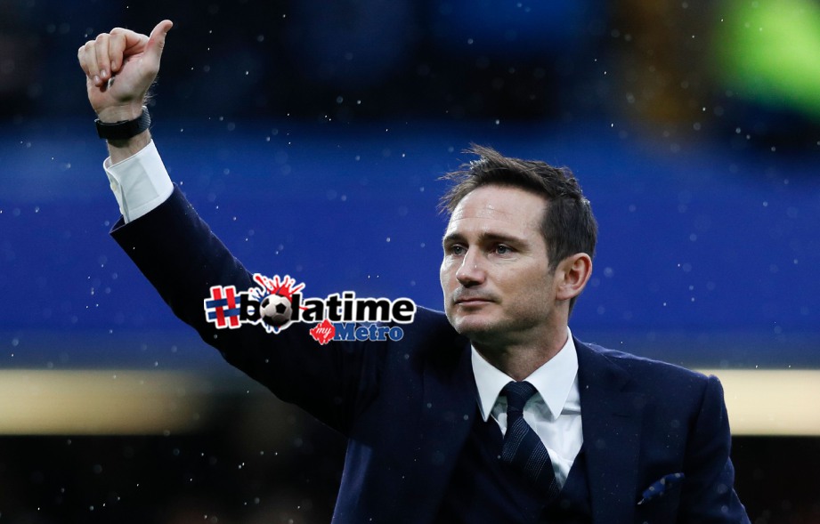 BEKAS pemain tengah England, Frank Lampard sah kemudi Derby County. FOTO AFP