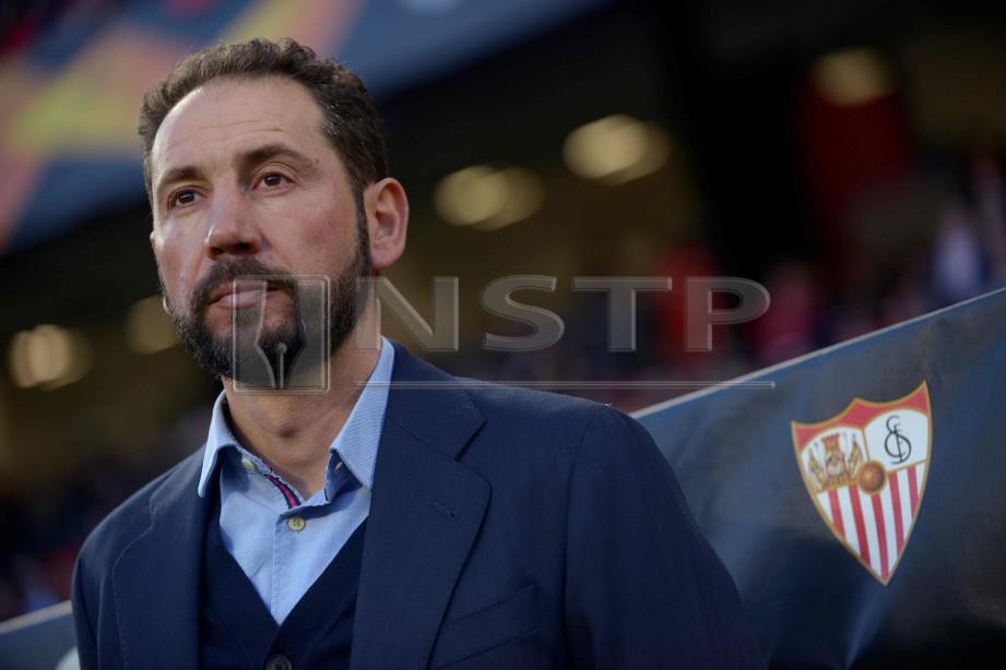 Pablo Machin dipecat Sevilla. FOTO AFP.