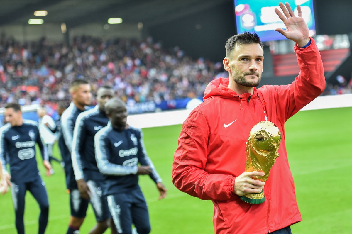 LLORIS turut beraksi membantu Perancis menjulang Piala Dunia 2018. -FOTO AFP