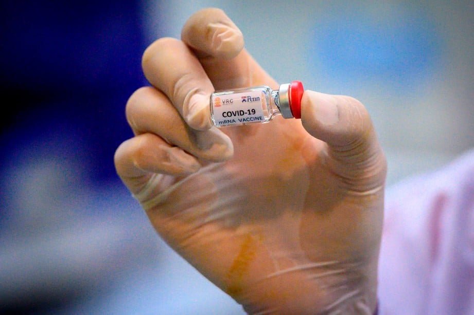 ANTARA vaksin Covid-19 yang sedang dibangunkan di AS. FOTO fail AFP 