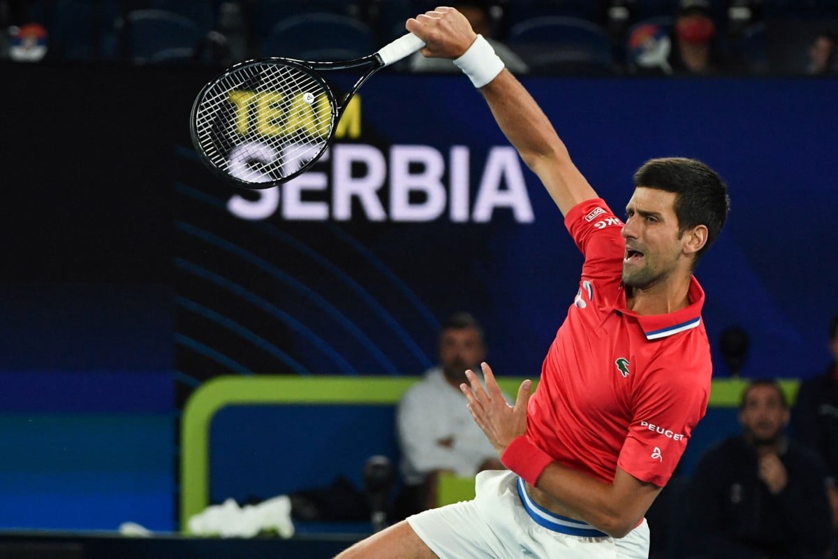 Pemain tenis sensasi Serbia, Novak Djokovic. FOTO AFP