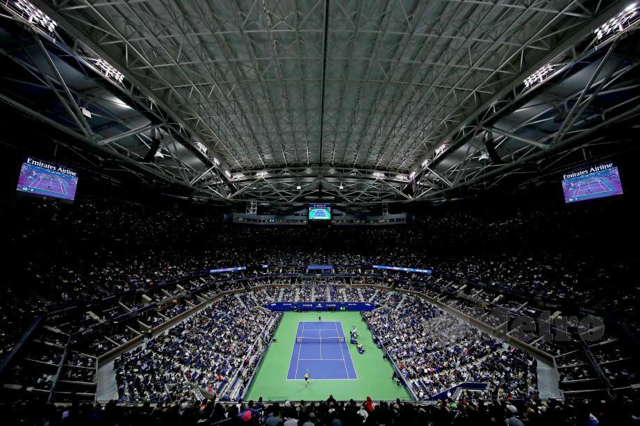 Keadaan Pusat Tenis Nasional Billie Jean King USTA di New York. FOTO File AFP