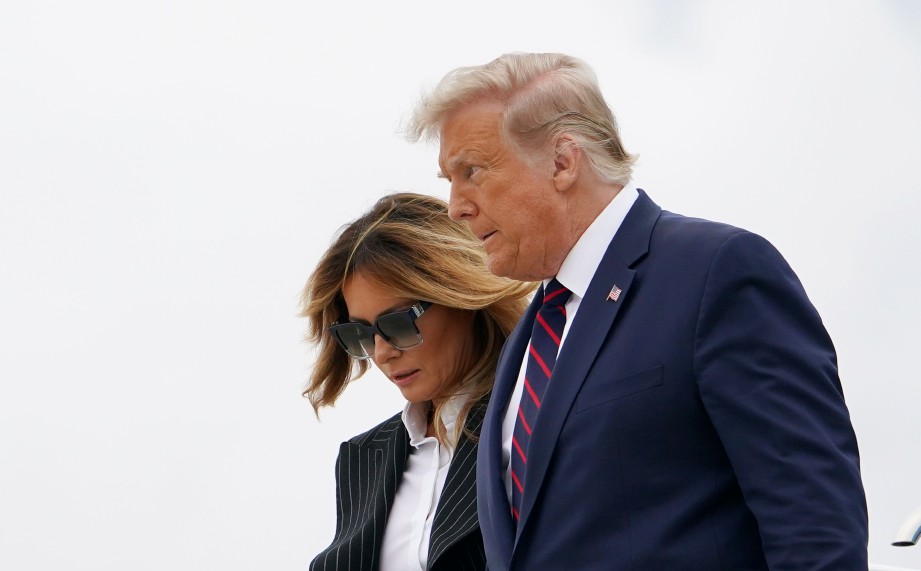 DONAL Trump dan Melania. FOTO fail AFP 