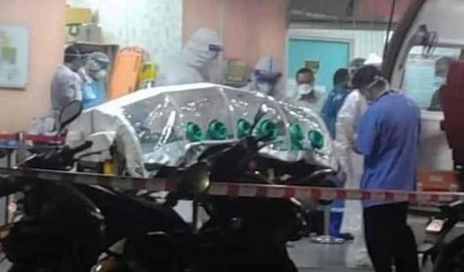 GAMBAR tular di media sosial mendakwa terdapat kes jangkitan Covid-19 di Hospital Selayang. 