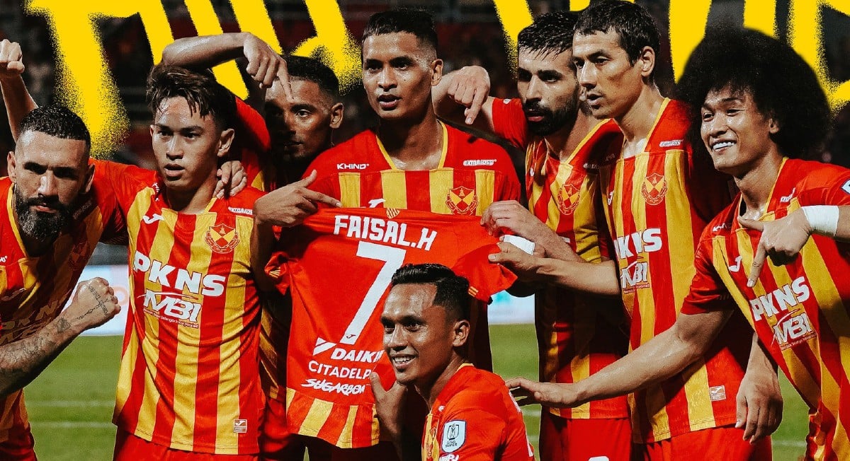 KEMENANGAN Selangor ditujukan khas kepada Faisal. FOTO Ihsan Selangor FC