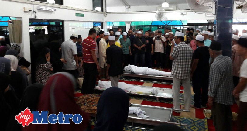 100 ahli keluarga, jiran sambut jenazah  Harian Metro