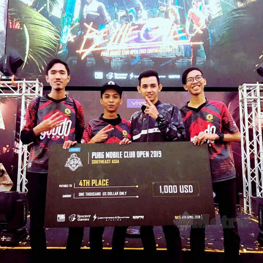 PASUKAN Gank Yoodo antara lima pasukan yang bakal mewakili Malaysia ke peringkat antarabangsa dalam sukan elektronik. 