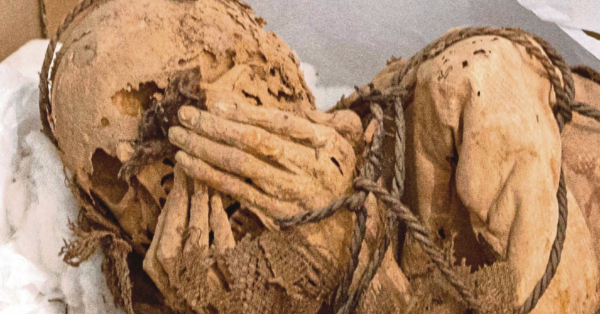 La momie « masque facial » pourrait avoir 1 200 ans