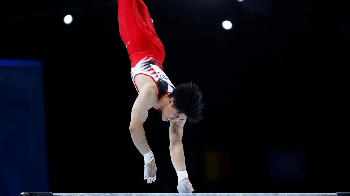HASHIMOTO beraksi cemerlang bagi membolehkan Jepun muncul juara dunia berpasukan. FOTO AFP 