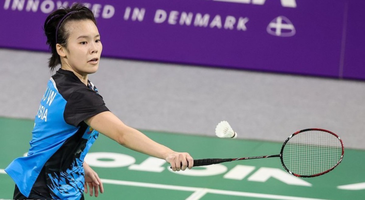 JIN Wei mencipta kejayaan apabila menewaskan Asuka dari Jepun 21-19, 16-21, 21-17. FOTO Ihsan Persekutuan Badminton Dunia