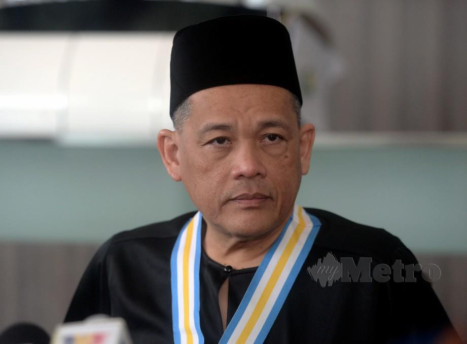 PRESIDEN FAM Hamidin ketika ditemui pada sidang media di sebuah hotel selepas menerima pingat DMIJ, yang membawa gelaran 'Datuk' dari pengurniaan Sultan Johor Sultan Ibrahim Almarhum Sultan Iskandar. FOTO Bernama