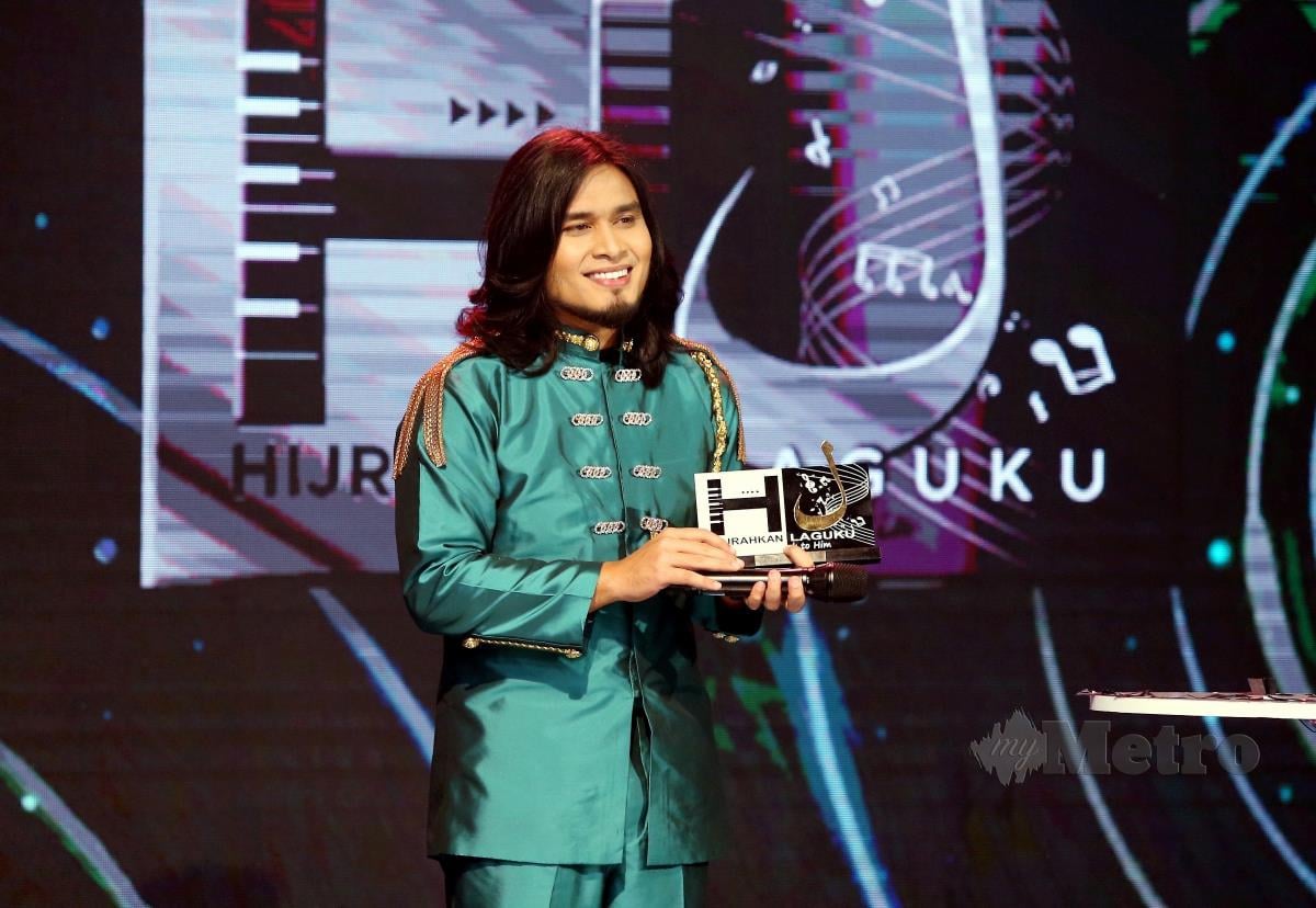 Shahir Zawawi juara Program Hijrahkan Laguku TVALHIJRAH. FOTO SAIFULLIZAN TAMADI.