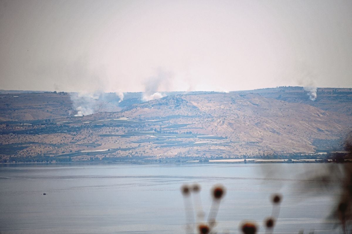 ASAP dilihat di Bukit Golan susulan serangan kumpulan Hizbullah yang menyasarkan kedudukan tentera Israel. FOTO Reuters 
