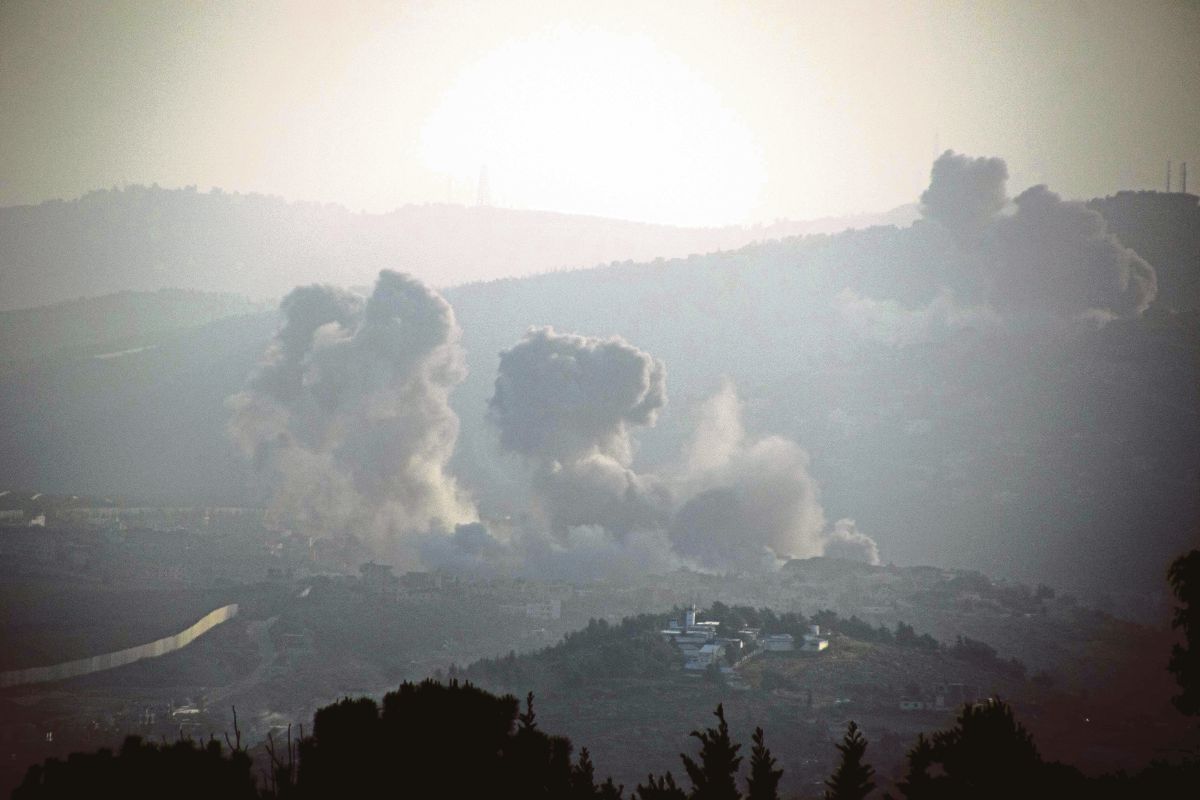ASAP tebal dilihat susulan serangan Israel di selatan Lubnan. FOTO AFP