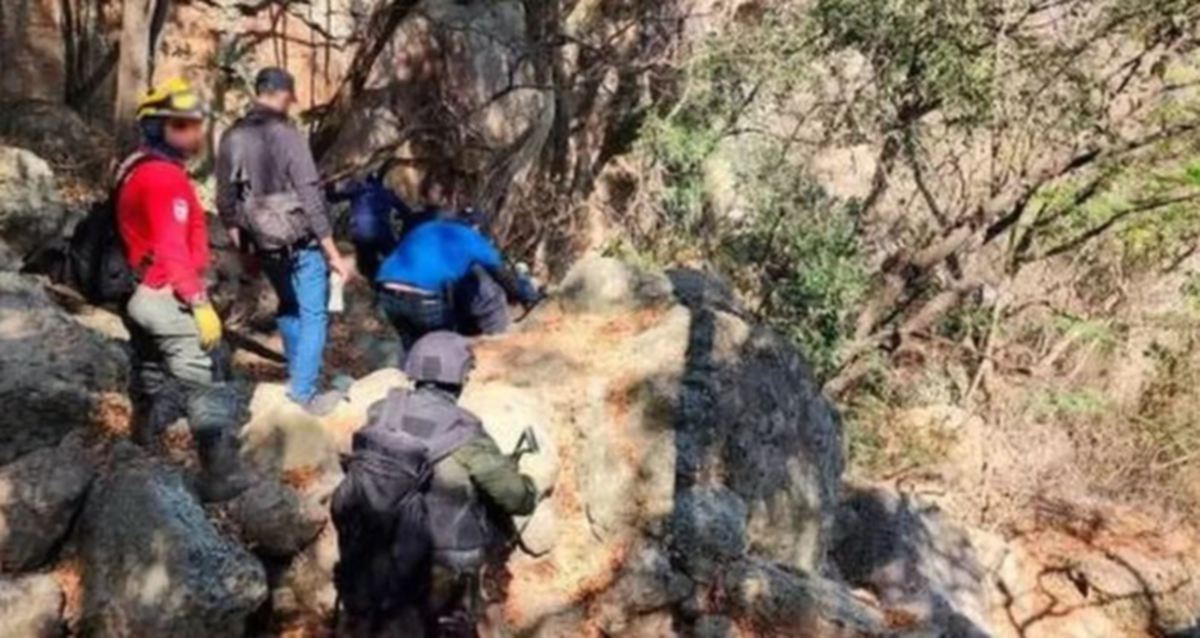 BEG berisi mayat itu ditemukan di dalam gaung di pinggir bandar Guadalajara. FOTO Pejabat Pendakwa Raya Jalisco 