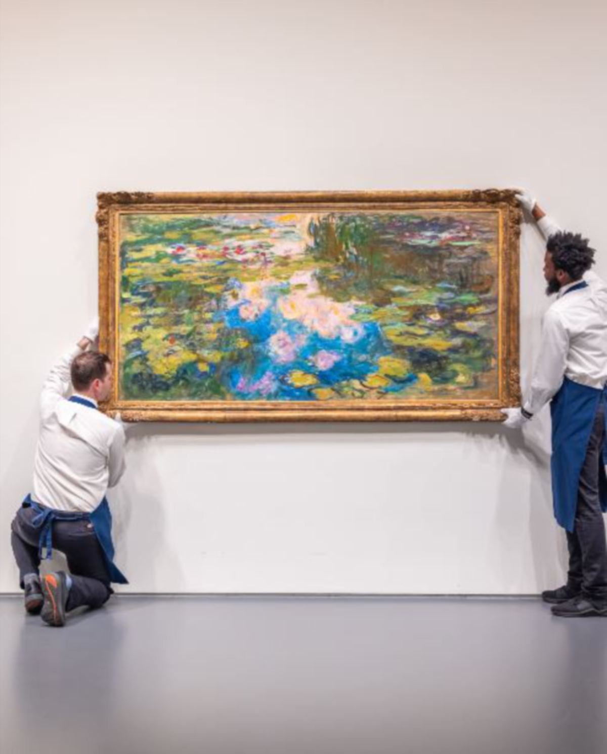 LUKISAN ‘Le bassin aux nympheas’ karya Claude Monet. FOTO Sotheby's.