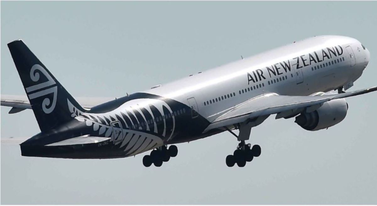 PESAWAT Air New Zealand. FOTO fail AFP 