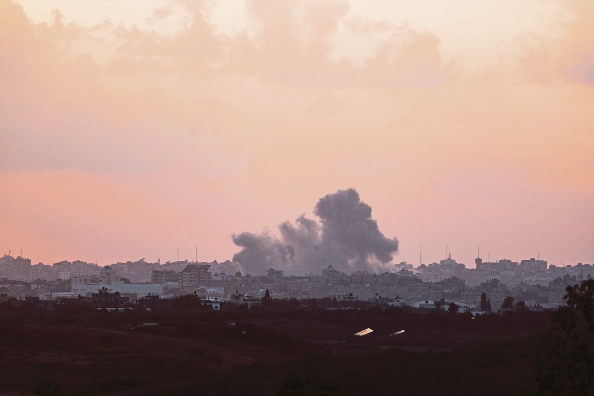 ASAP di Semenanjung Gaza dirakam dari Israel. FOTO Reuters