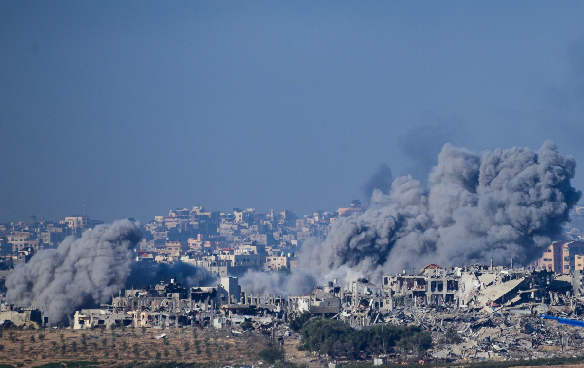 ASAP tebal dilihat susulan serangan Israel di Semenanjung Gaza. FOTO AFP 