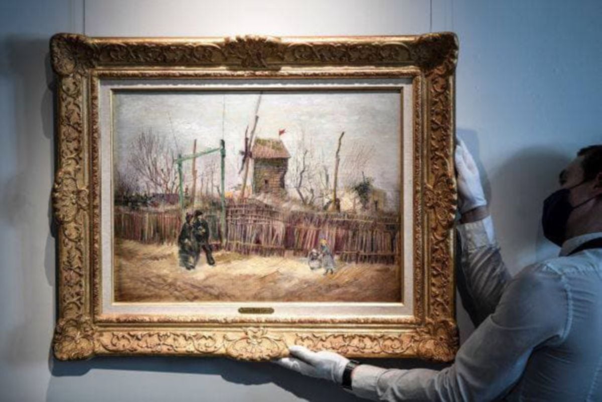 LUKISAN Vincent Van Gogh yang dijual pada harga 13 juta euro.