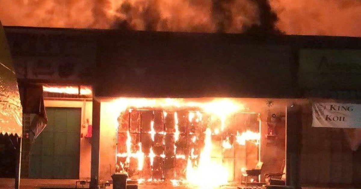 Lelaki OKU dalam kebakaran kedai motosikal