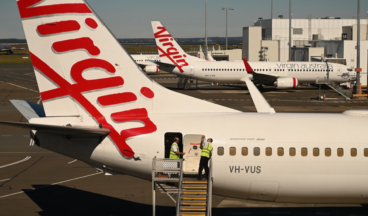 PESAWAT Virgin Australia. FOTO fail AFP