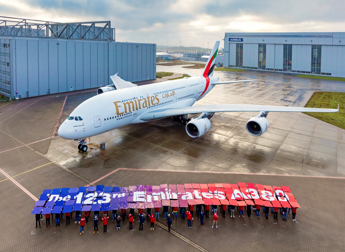 PESAWAT Emirates. FOTO fail AFP 