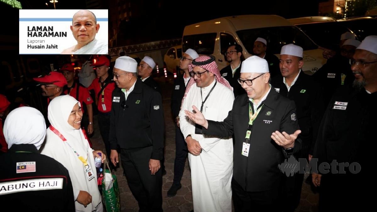 SYED Salleh menyambut kehadiran jemaah haji KT02 di Makkah semalam.