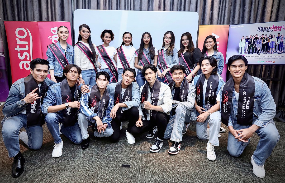 16 finalis Hero Dewi Remaja 2023 berentap untuk edisi dengan format baharu. FOTO Azhar Ramli dan Astro
