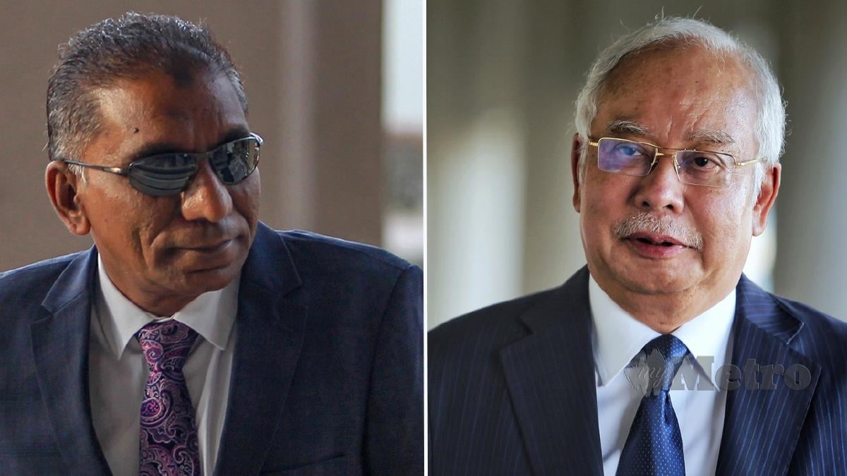 MOHD Irwan Serigar Abdullah (kiri) dan Najib Razak. FOTO arkib NSTP