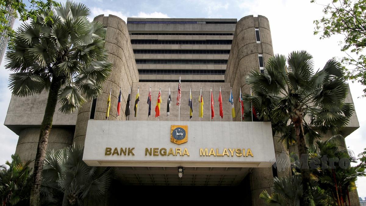 GAMBAR hiasan. Bangunan Bank Negara di Kuala Lumpur. FOTO arkib NSTP