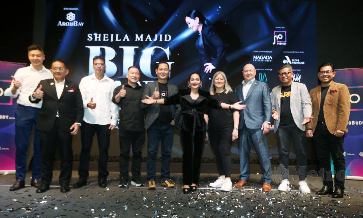 SHEILA teruja nak jayakan Konsert Sheila Majid Big Band Live In Kuala Lumpur 2023. FOTO Rohanis Shukri