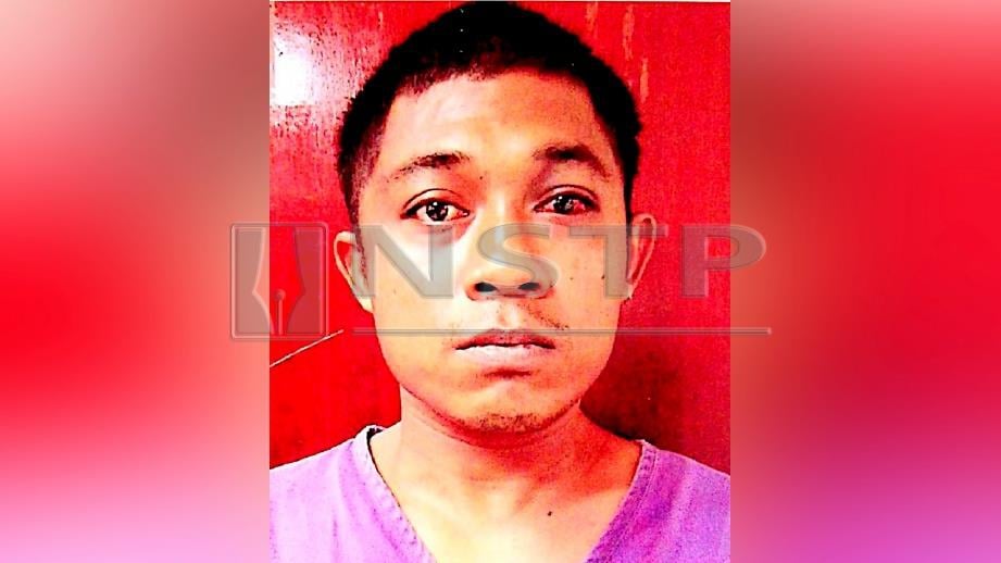 POLIS memohon bantuan awam untuk mengesan lelaki disyaki terbabit kes samun bersenjata dikenali sebagai Mohd Syamsul Halimi Mohd Rozali, 33. FOTO ihsan Polis