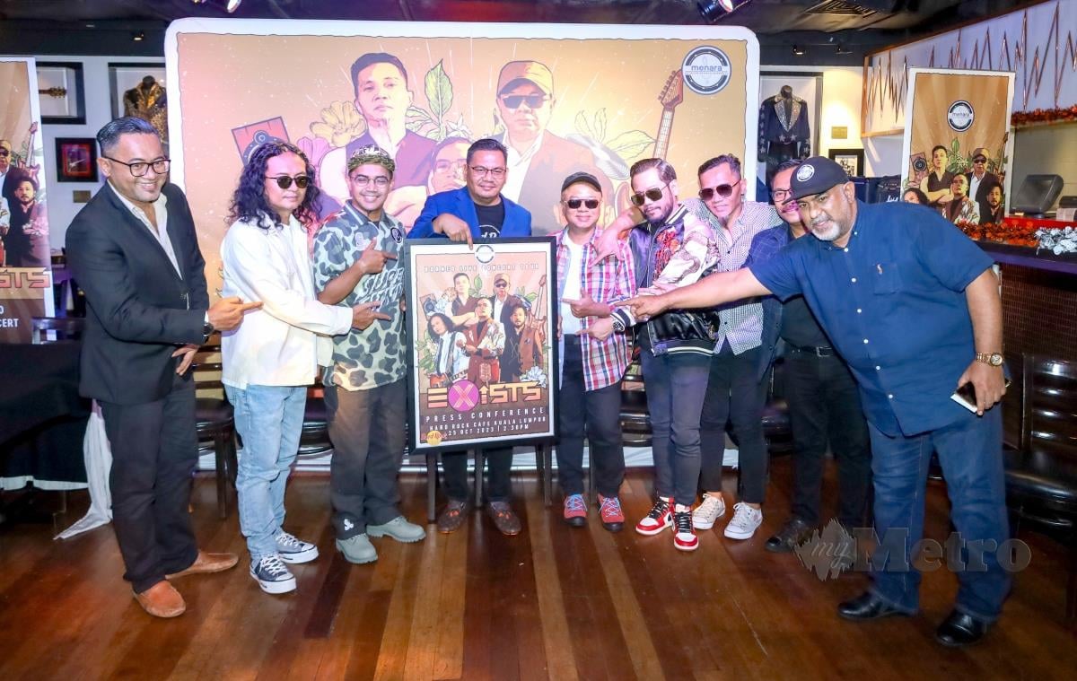Exists bakal muncul di dua negeri Borneo bagi menjayakan Konsert Exists Borneo Tour.  FOTO Nabila Adlina Azahari