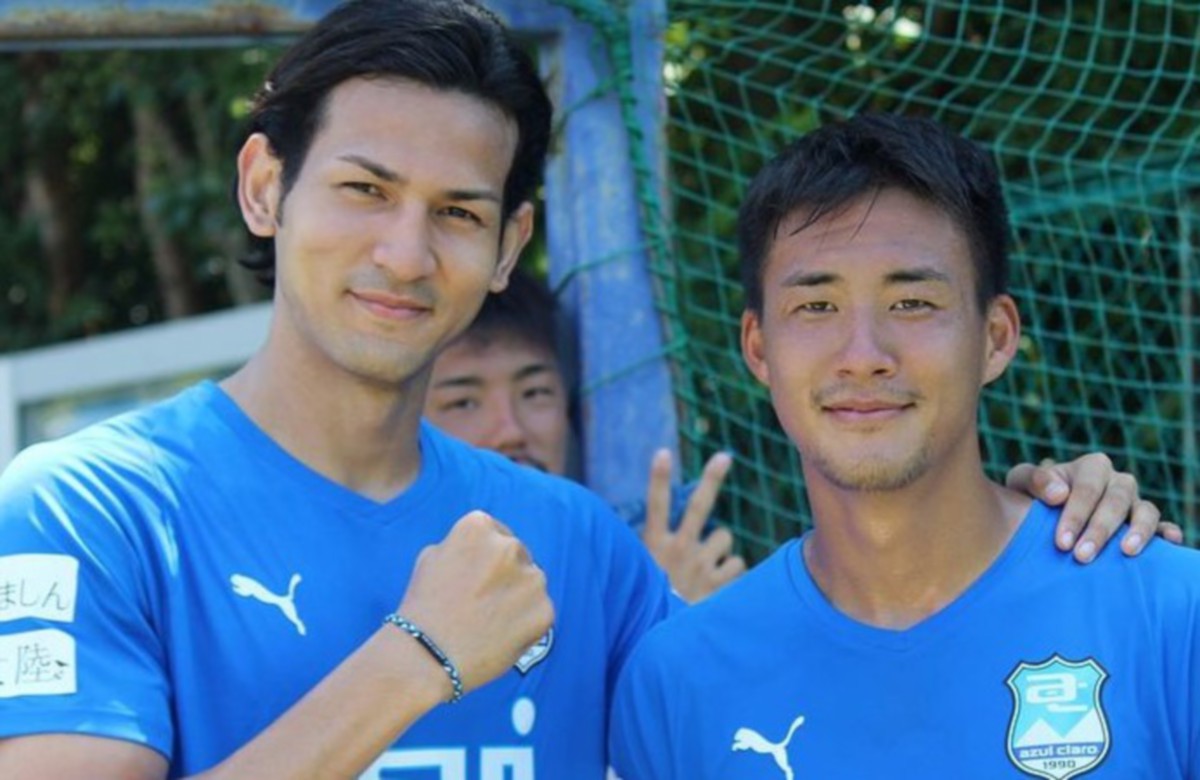 HADI Fayyadh (kiri) tidak sabar untuk kembali bermain dengan Azul Claro Numazu. FOTO Ihsan Instagram hadifayyadhh