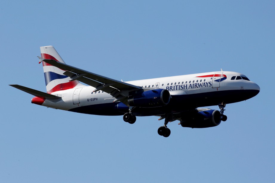 BRITISH Airways akan membatalkan beberapa penerbangannya pada 27 September ini disebabkan juruterbang akan melancarkan mogok lagi. FOTO REUTERS