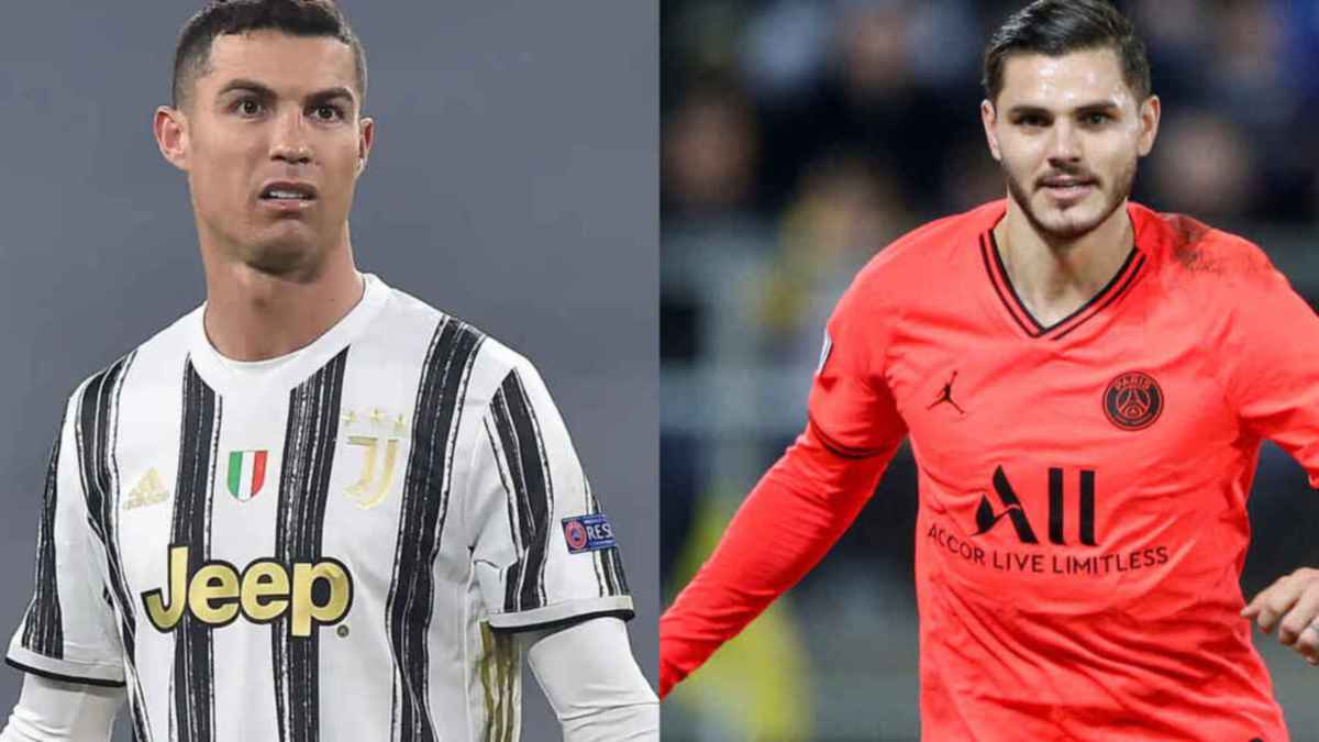 Aksi Ronaldo (kiri) dan Icardi sering menarik perhatian kelab elit Eropah. FOTO Agensi