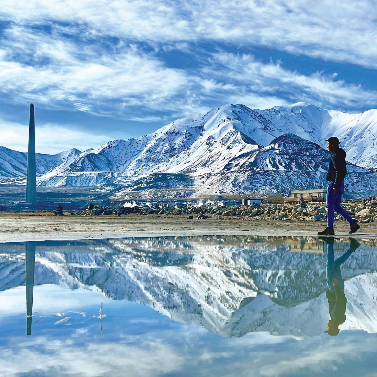 TASIK air masin Great Salt Lake destinasi pelancongan cukup popular di Salt Lake City selain lokasi bermain ski.