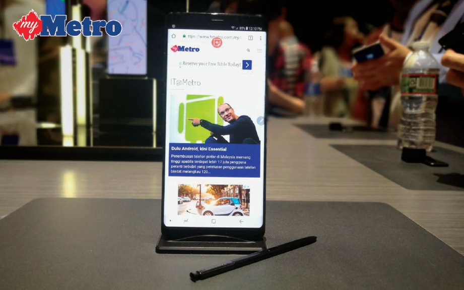  Samsung Galaxy Note8 dijangka dijual pada harga RM3,999.