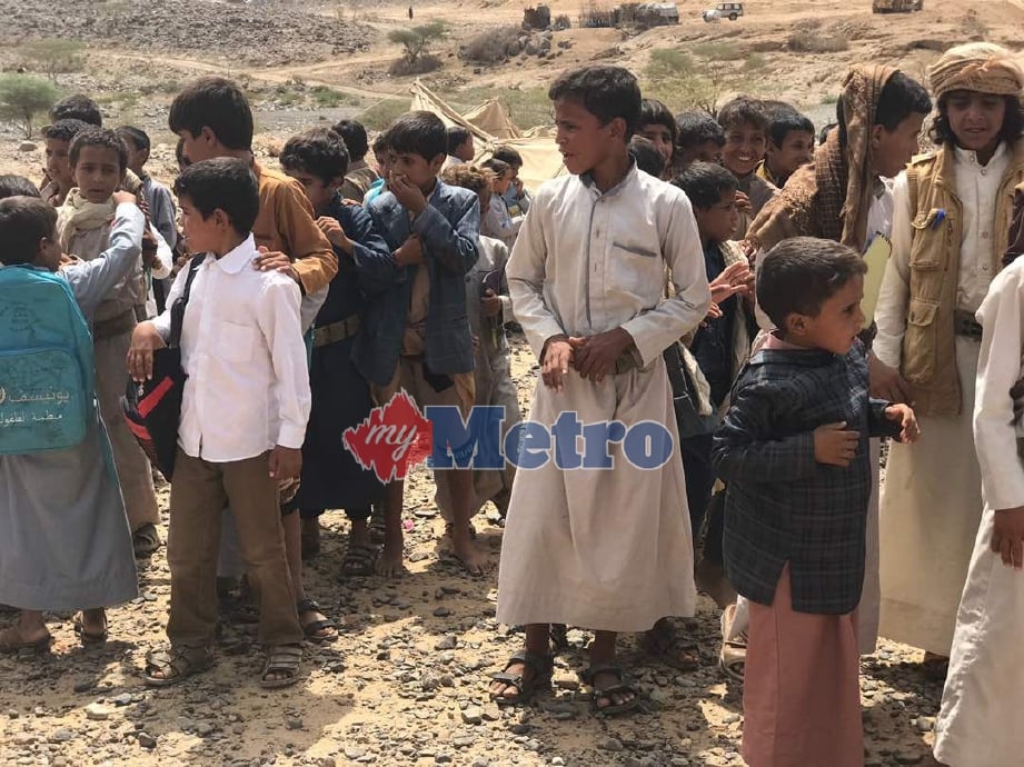 Keadaan kanak-kanak dan rakyat Yaman di beberapa kem terletak di Ma'arib.