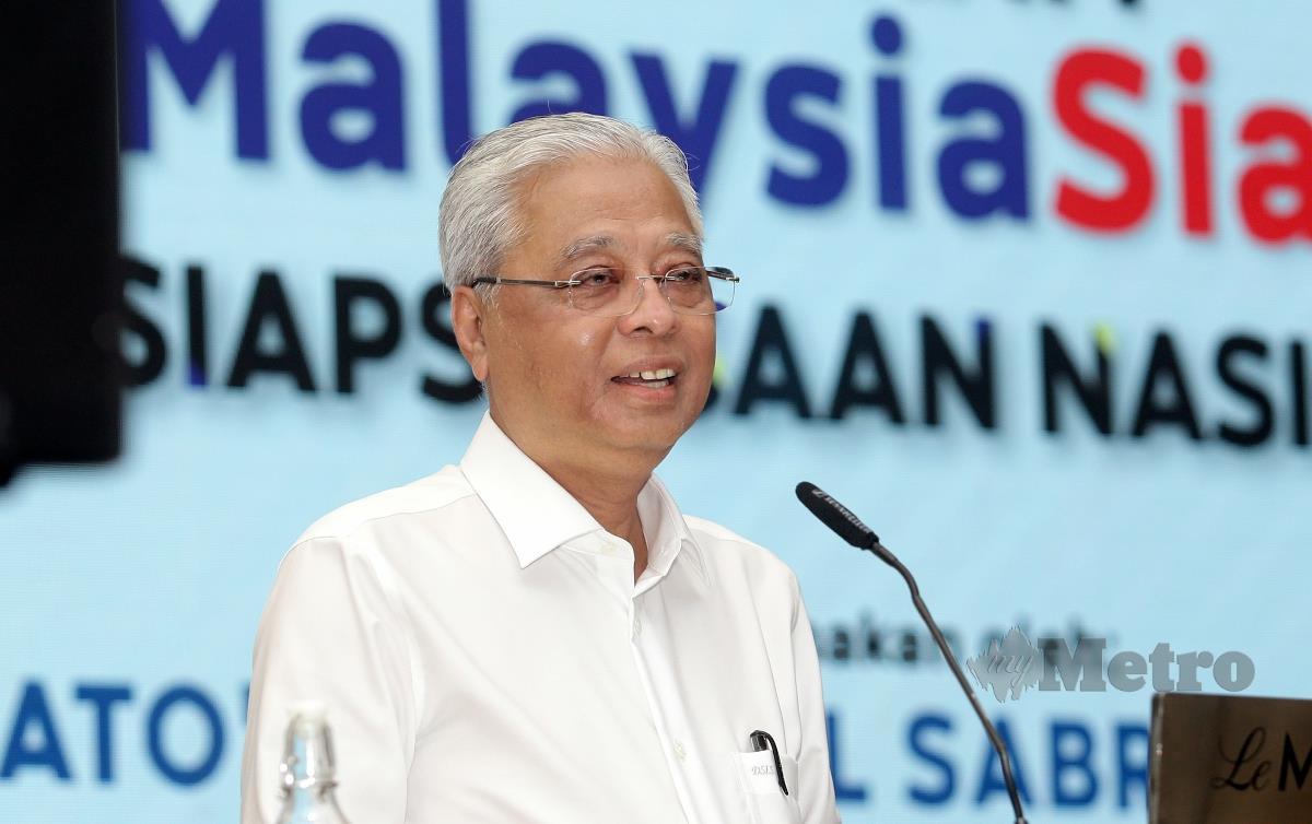 PERDANA Menteri, Datuk Seri Ismail Sabri Yaakob. FOTO ARKIB NSTP 