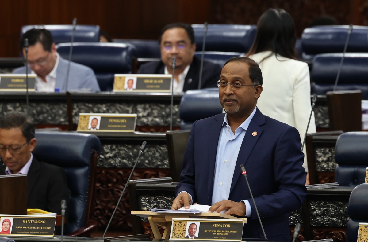 DATUK Seri Dr Zambry Abdul Kadir ketika Sidang Dewan Rakyat di Bangunan Parlimen. FOTO Bernama
