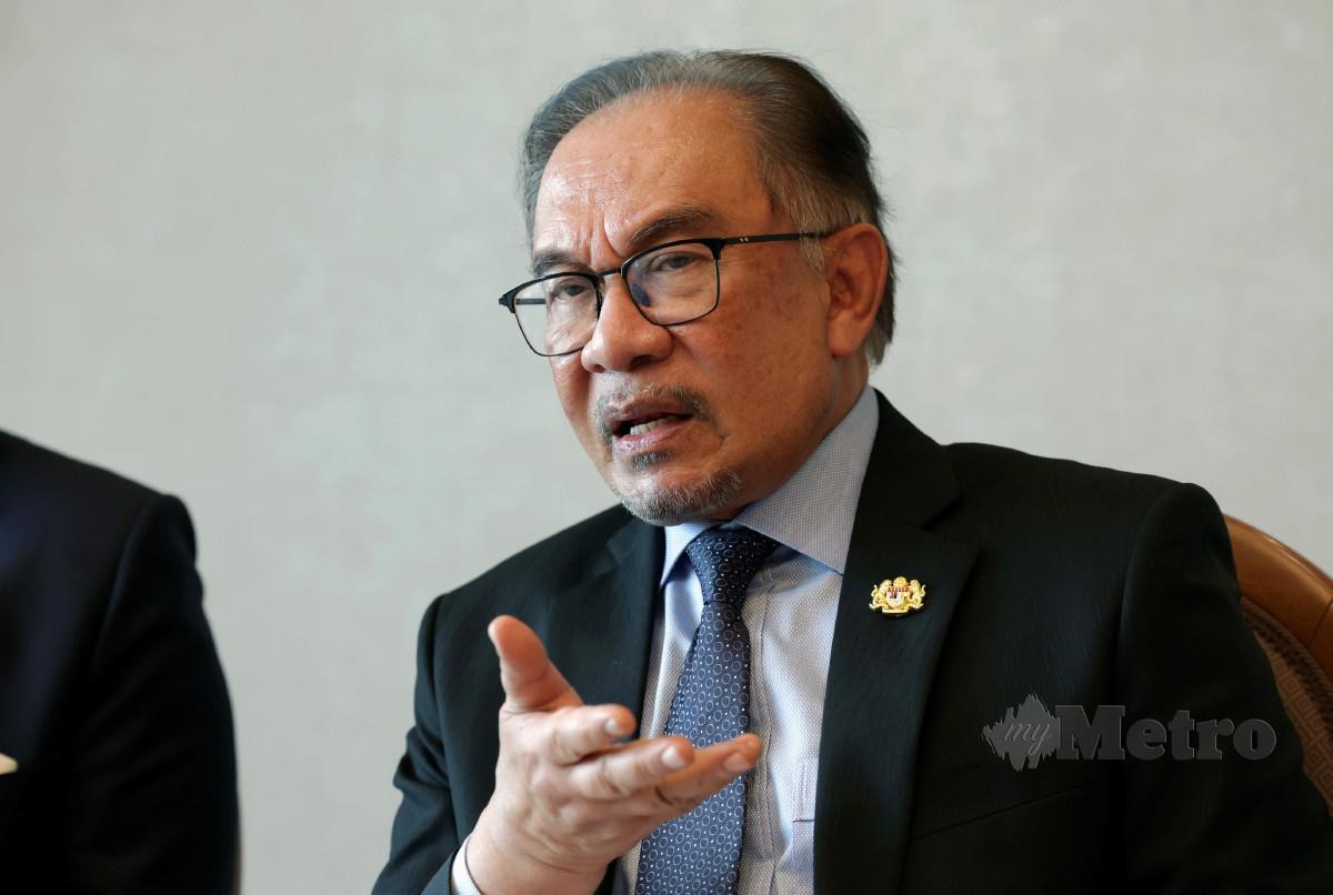 DATUK Seri Anwar Ibrahim. FOTO Bernama 