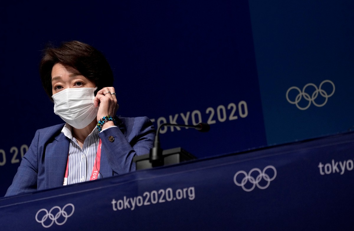 Presiden Jawatankuasa Penganjur Olimpik Tokyo, Seiko Hashimoto pada sidang media di Perkampungan Olimpik. FOTO Agensi