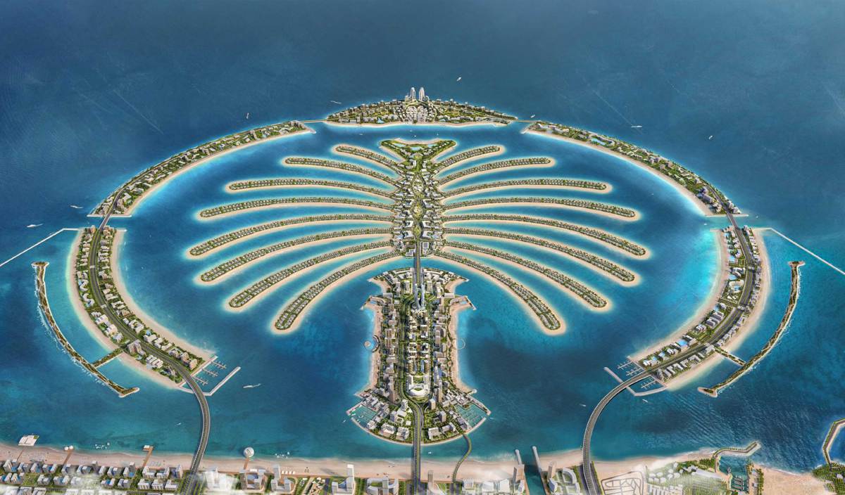 PALM Jebel Ali di Dubai bakal menyediakan tempat tinggal untuk 35,000 keluarga serta 80 hotel dan resort. FOTO Dubai Media Office