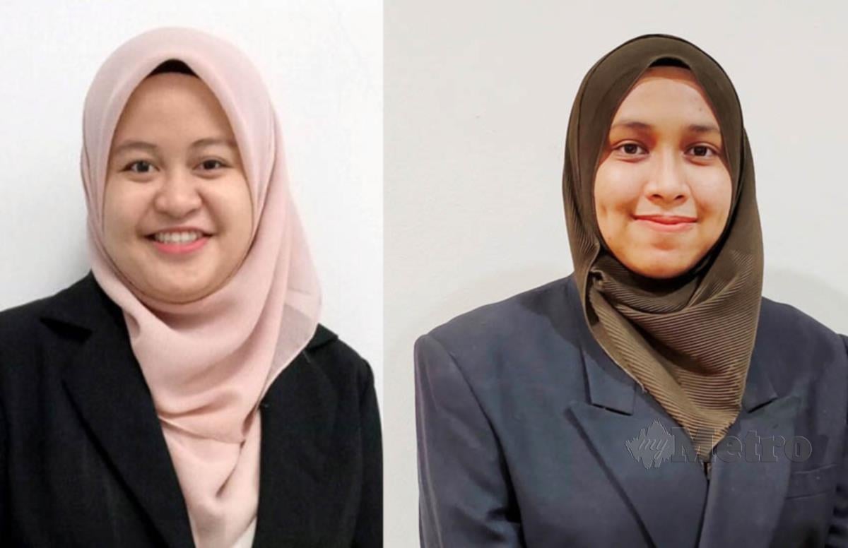 NURUL Fatin (kiri) dan Siti Naziah antara 10 terbaik dunia ACCA.