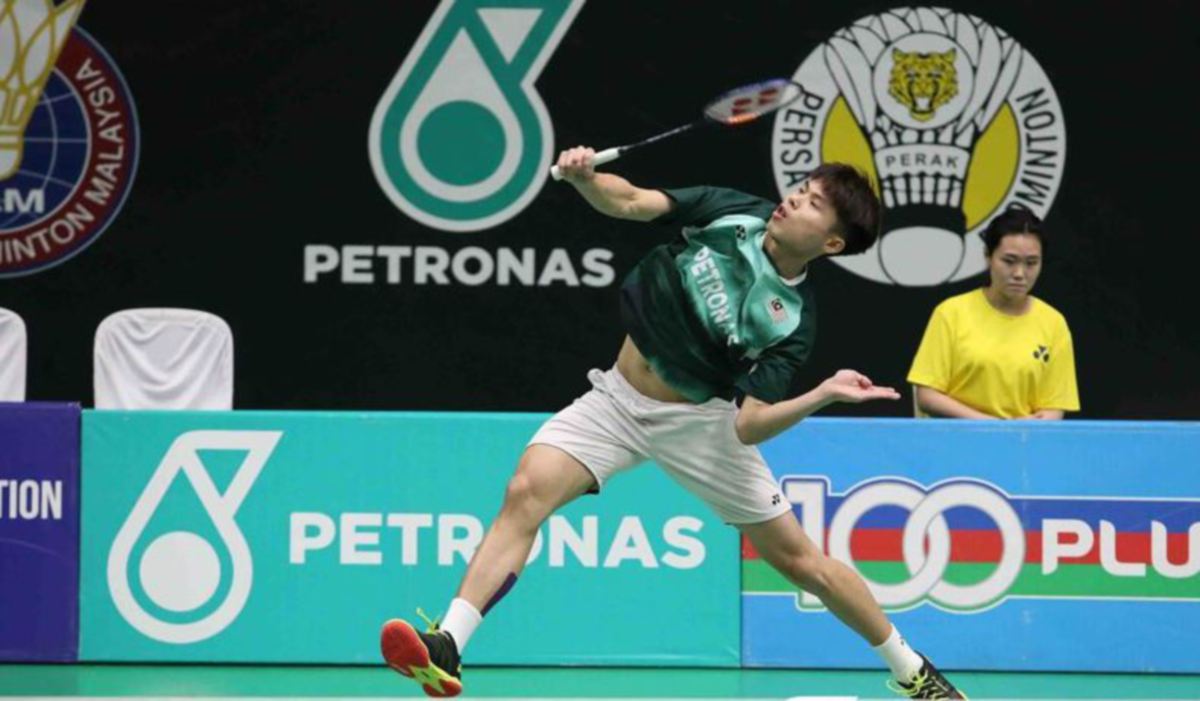 JUSTIN merangkul gelaran ketiga musim ini. FOTO Ihsan Persatuan Badminton Malaysia